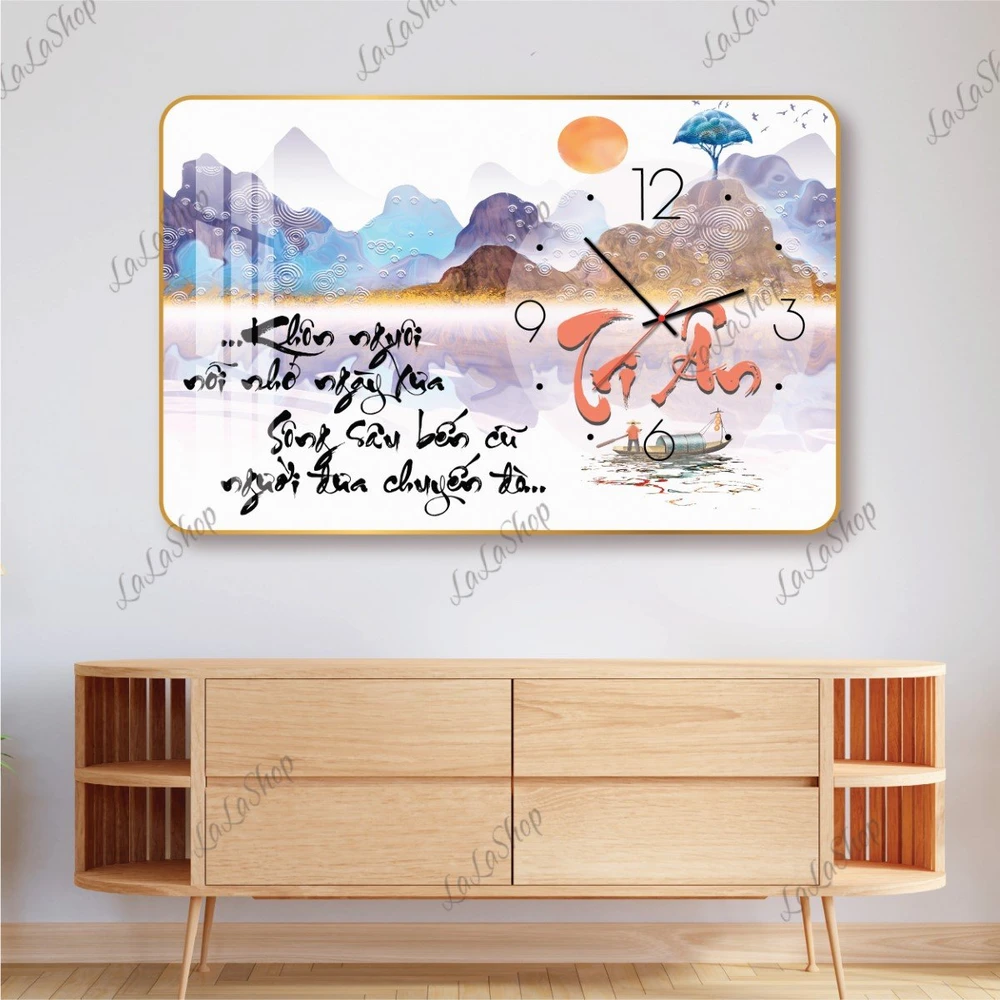 Tranh Đồng Hồ Thư Pháp Tri Ân Tặng Ngày Nhà Giáo Việt Nam 20-11