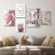 Tranh Treo Tường Trang Trí Sắc Hồng Dịu Dàng