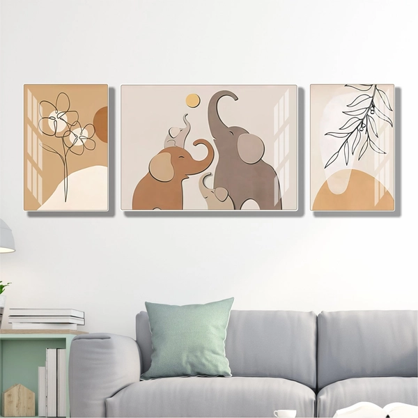 Tranh Treo Tường Voi Nghệ Thuật Mẫu 858