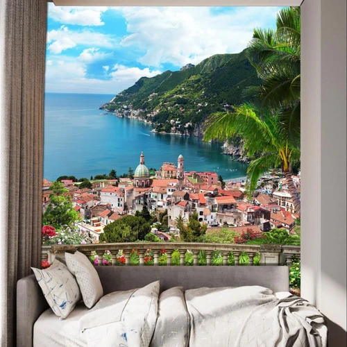 Tranh Dán Tường Phong Cảnh Biển Châu Âu 2