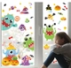 Combo Decal 2 Mặt Trang Trí Halloween Ngộ Nghĩnh Không Keo Chuyên Dán Kính