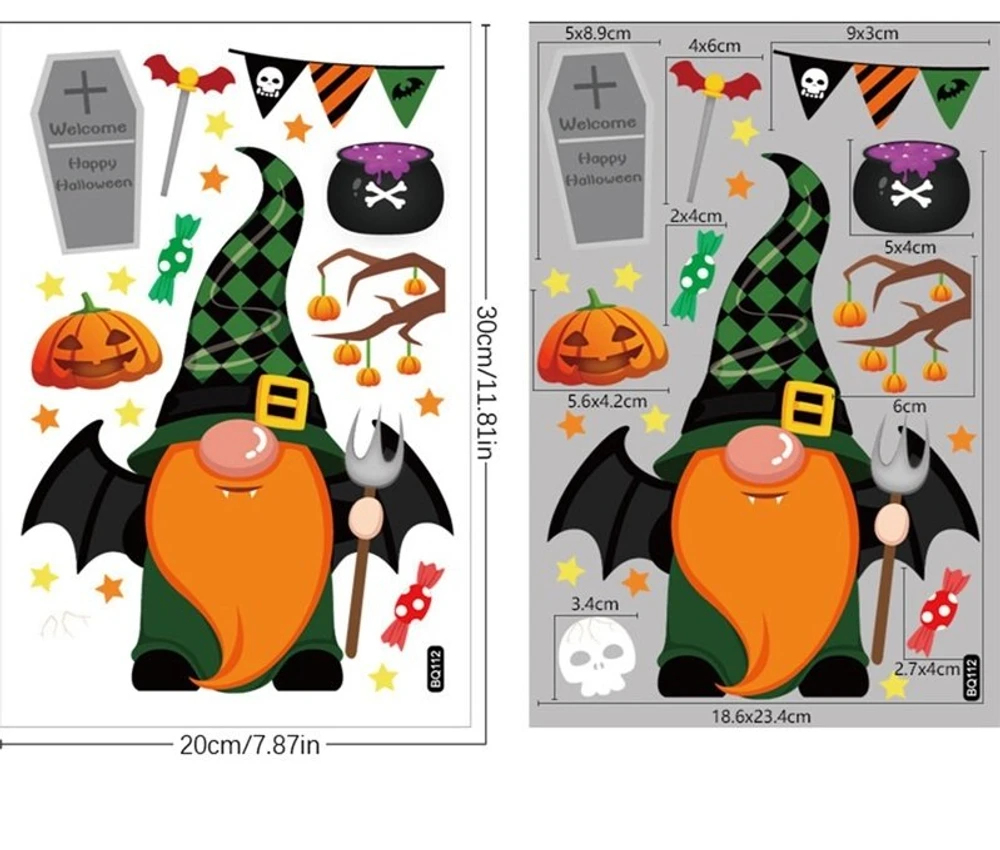 Decal Trang Trí Halloween Mẫu 18
