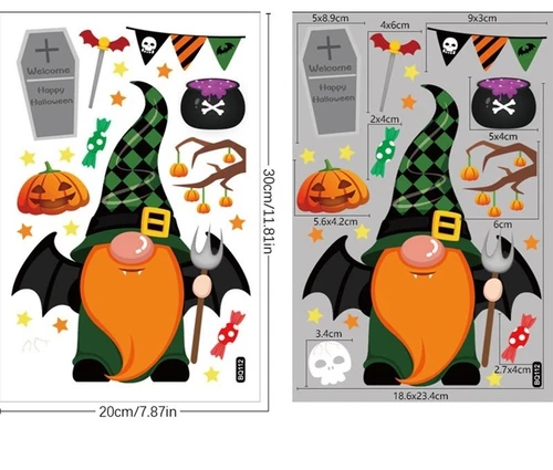 Decal Trang Trí Halloween Mẫu 18