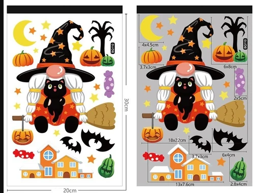 Decal Trang Trí Halloween Mẫu 21
