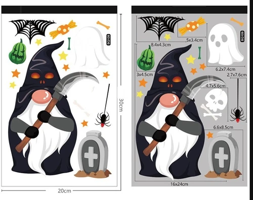 Decal Trang Trí Halloween Mẫu 22