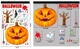 Decal 2 Mặt Trang Trí Halloween Quả Bí Ngô Không Keo Chuyên Dán Kính size nhỏ 20x30cm