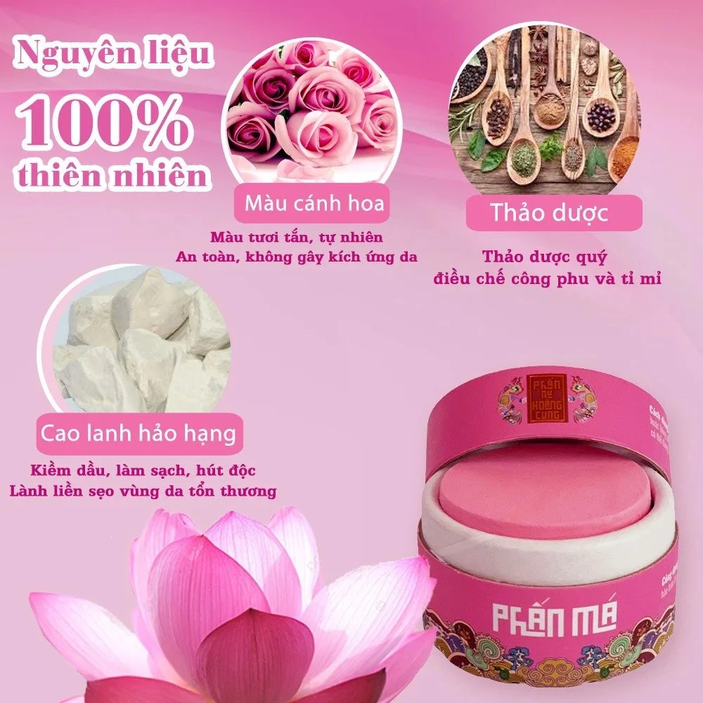 Quà tặng phấn má màu cam (dạng nén)