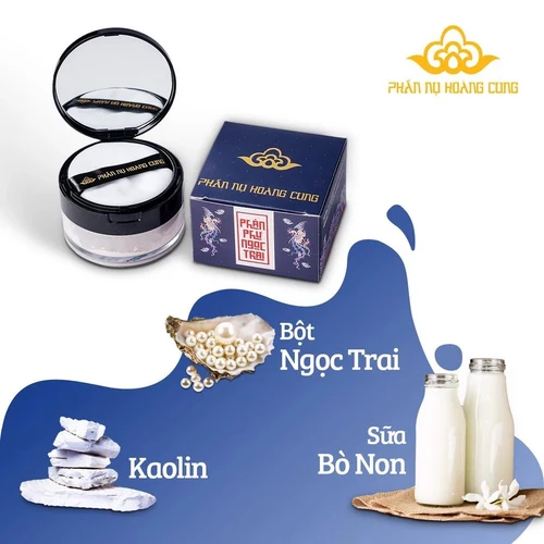 Quà tặng phấn phủ ngọc trai cao cấp màu da