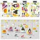 Combo 4 Tấm Decal 2 Mặt Trang Trí Halloween Không Keo Chuyên Dán Kính