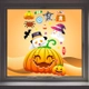 Decal 2 Mặt Trang Trí Halloween Quả Bí Ngô Vui Vẻ Không Keo Chuyên Dán Kính size nhỏ 20x30cm