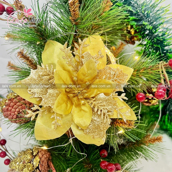 Hoa trạng nguyên size trung trang trí Noel