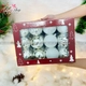 Hộp quả châu 36 trái 8cm  đủ loại nhiều màu trang trí Noel 252