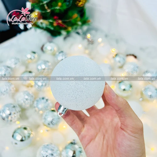 Hộp quả châu 36 trái đủ loại nhiều màu trang trí Noel 252