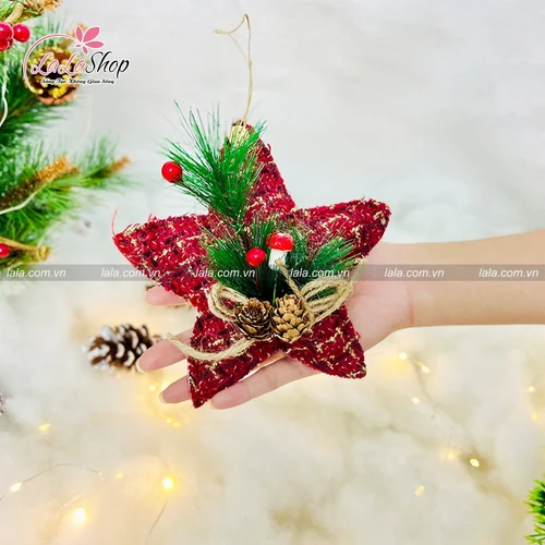 Phụ Kiện Dây Treo Ngôi Sao Trang Trí Noel 029