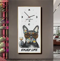 Tranh đồng hồ treo tường enjoy life