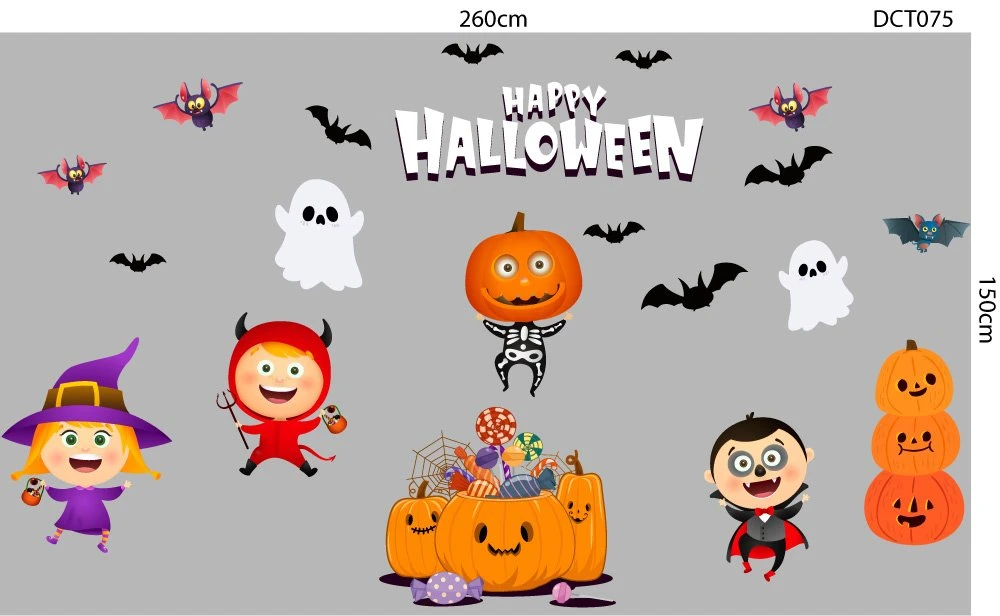 Decal Trang Trí Happy Halloween Combo 4