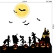 Decal trang trí Halloween combo Đêm đáng sợ 01