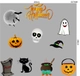 Decal trang trí Halloween combo lễ hội kinh dị