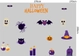 Decal Trang Trí Halloween Rùng Rợn Combo 2