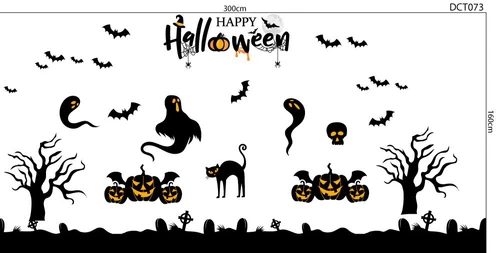 Decal trang trí Happy Halloween combo 2