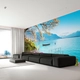 Tranh Dán Tường Phong Cảnh 3D Biển JM-1535