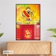 Lịch Tết Tranh Tráng Gương Treo Tường Thần Tài mẫu 3