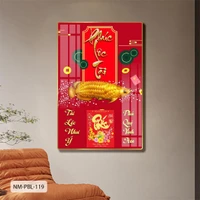 Lịch Tết Tranh Tráng Gương Treo Tường Phúc Lộc Tài
