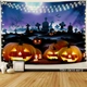 Tranh Vải Halloween Treo Tường Bí Ngô Ma Quái