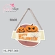 Bảng Treo Cửa Trang Trí Halloween Hình Bí Ngô 50x35cm