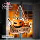 Bảng Treo Cửa Trang Trí Halloween Hình Bí Ngô mẫu 1 50x35cm