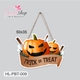 Bảng Treo Cửa Trang Trí Halloween Hình Bí Ngô mẫu 1 50x35cm