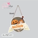 Bảng Treo Cửa Trang Trí Halloween Hình Bí Ngô Mẫu 2 50x40cm