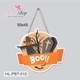 Bảng Treo Cửa Trang Trí Halloween Hình Thần Chết 50x45cm