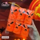 set 6 đồ treo trang trí Halloween Ngọn Nến Ma Quái Màu Cam