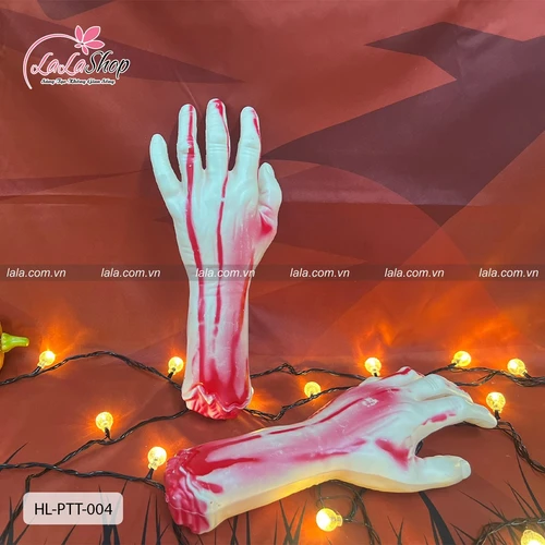 Phụ Kiện Trang Trí Halloween Bàn Tay Máu