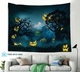 Tranh Vải Halloween Treo Tường Khu Rừng Huyền Bí