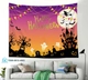 Tranh Vải Halloween Treo Tường Happy Halloween Mẫu 1