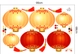 Decal Trang Trí Tết Lồng Đèn Đỏ Đón Xuân Mẫu 3