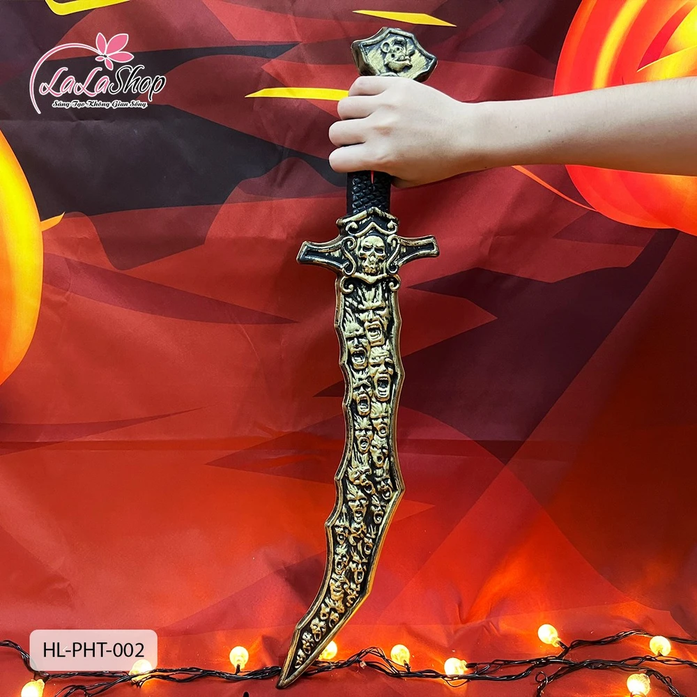 Phụ Kiện Trang Trí Halloween Kiếm Đầu Lâu