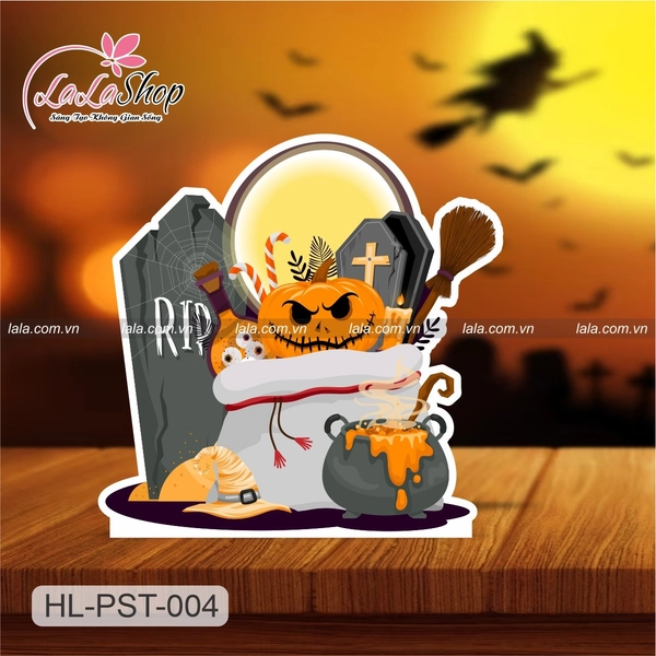 Standee trang trí halloween Bí Ngô Ma Quái Mẫu 1