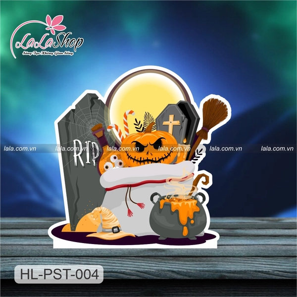 Standee trang trí halloween Bí Ngô Ma Quái Mẫu 1