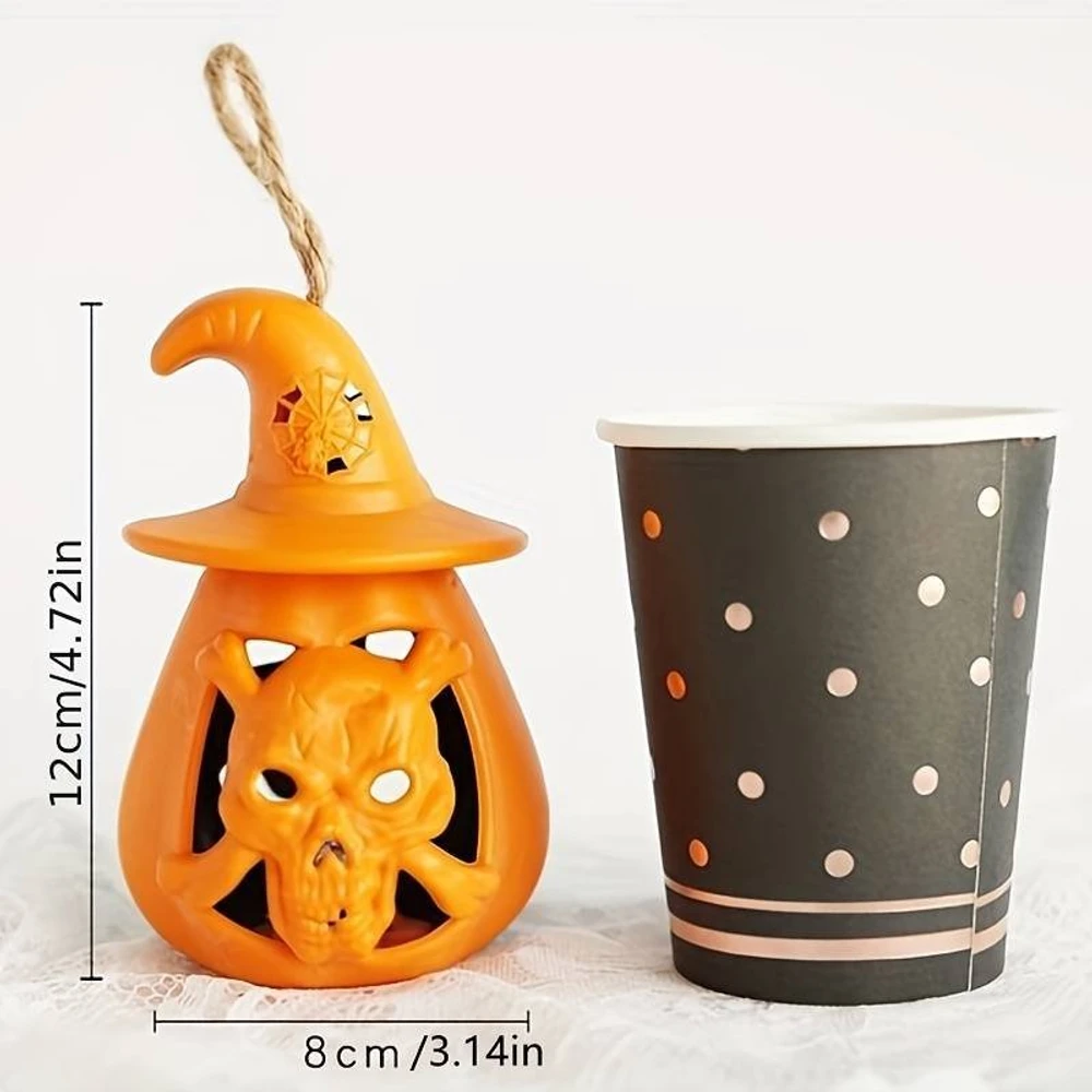 Phụ Kiện Trang Trí Halloween Đèn Bí Ngô có đèn sáng siêu xinh mẫu 2