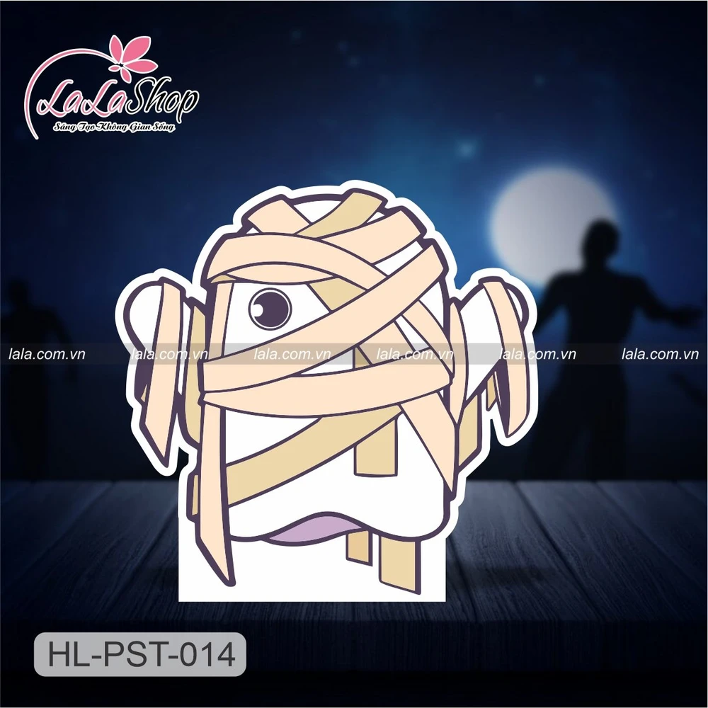 Standee Trang Trí Halloween Xác Uớp Ngộ Nghĩnh Mẫu 1