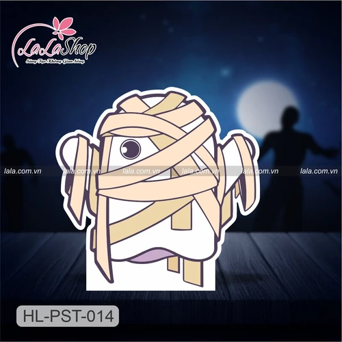 Standee Trang Trí Halloween Xác Uớp Ngộ Nghĩnh Mẫu 1