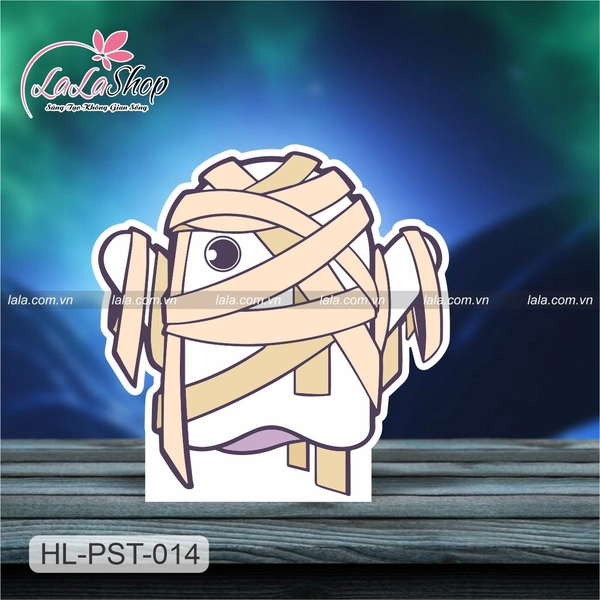 Standee Trang Trí Halloween Xác Uớp Ngộ Nghĩnh Mẫu 1