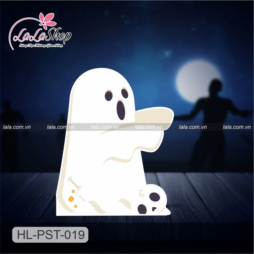 Standee Trang Trí Halloween Con Ma Ngộ Nghĩnh