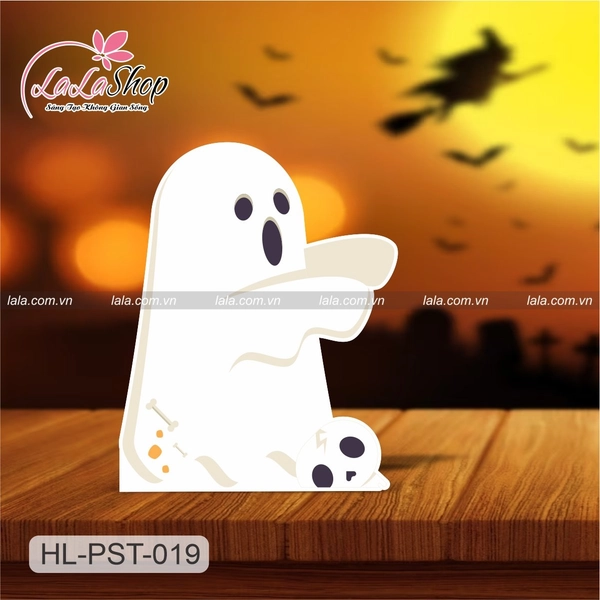 Standee Trang Trí Halloween Con Ma Ngộ Nghĩnh