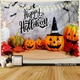Tranh Vải Halloween Treo Tường Bí Ngô Trang Trí