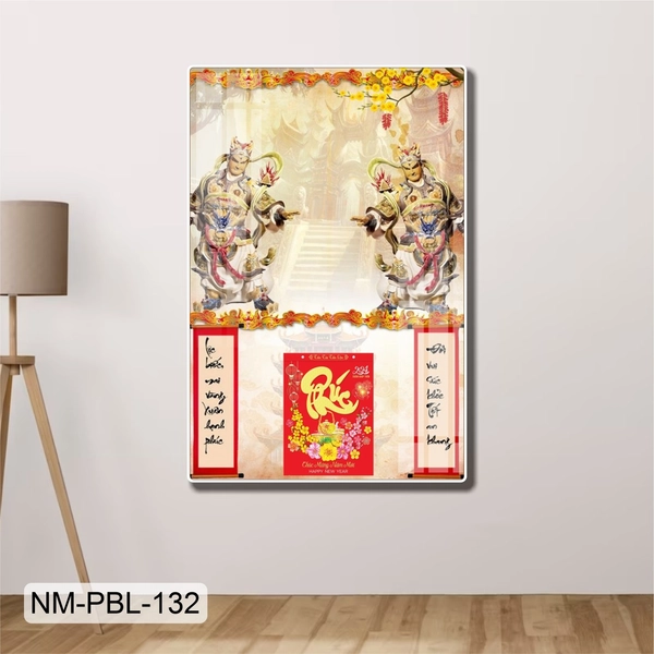 Lịch Tết Tranh Tráng Gương Treo Tường Đón Xuân Tài Lộc