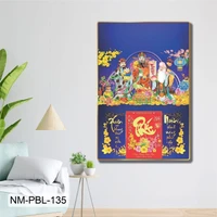 Lịch Tết Tranh Tráng Gương Treo Tường Thần Tài Mẫu 6 2025